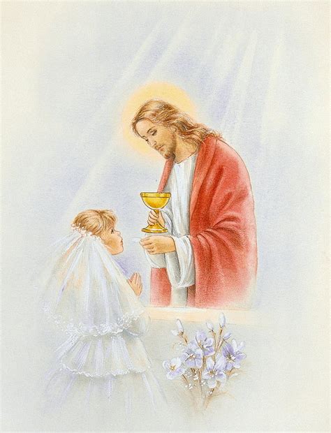 First Holy Communion For Girl Drawing By Patrick Hoenderkamp Pixels