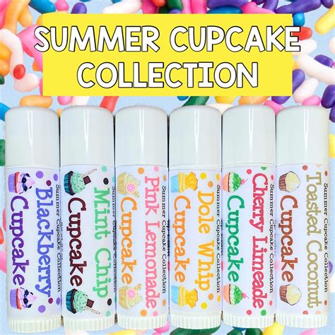 Jumbo Summer Cupcake Lipsessed Lip Balm Set Limited Edition Etsy The Balm Lip Balm Jumbo