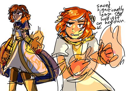 Art Blog — Rly Messy Elise Redesign I Guess She Has Fire