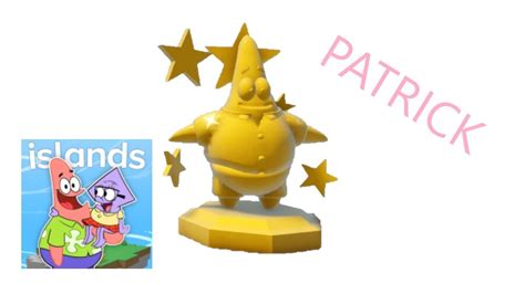 New Patrick Star Roblox Islands Update Free Trophy Youtube