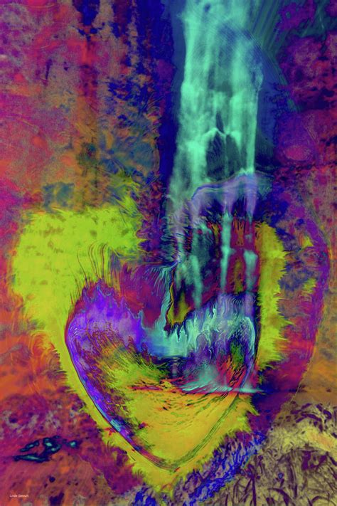 Psychedelic Love Digital Art By Linda Sannuti Fine Art America