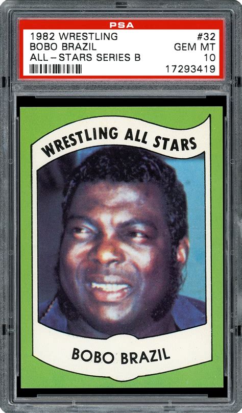 Classic wrestling legend bobo brazil interview. 1982 Wrestling All-Stars-Series B Bobo Brazil | PSA CardFacts™