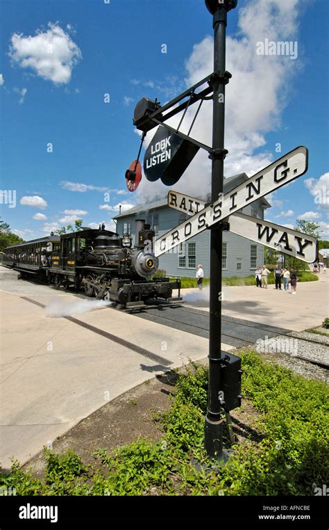 Steam Locomotive Greenfield Village Dearborn Hi Res Stock Photography
