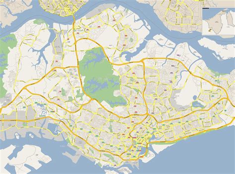 Map of Singapore Expressways - @visakanv's Singapore blog