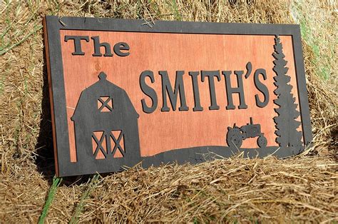 Personalized Farm Sign Tractor Sign Barn Sign T For