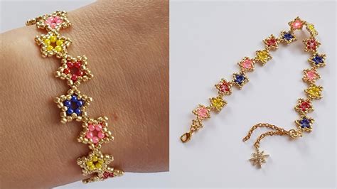 Star Bracelet Colorful Seed Beads Bracelet Beaded Bracelet With Only