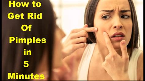 How To Get Rid Of Pimples In 5 Minutes How To Get Rid Of Pimples Fast
