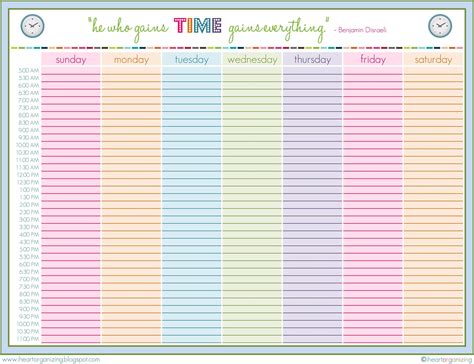 Daily Routine Template Pdf Free Template Ideas