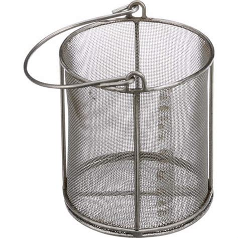 Marlin Steel Wire Products Round Stainless Steel Mesh Basket