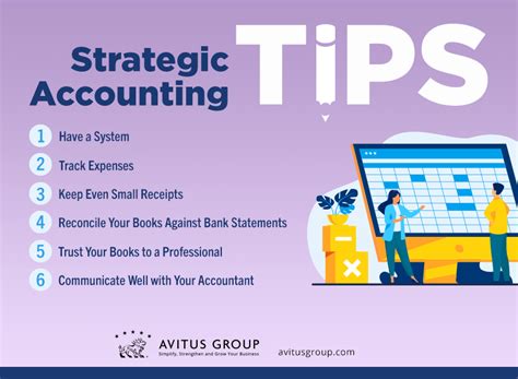 6 Strategic Accounting Tips Infographic Avitus Group