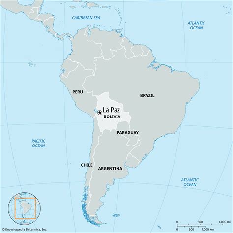 La Paz Bolivia Map Map Of The World