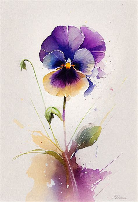 Watercolor Projects Watercolor Flowers Paintings Botanical Watercolor
