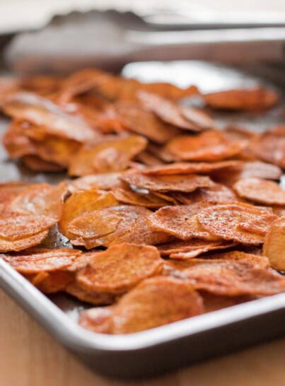 Gluten free pie crust chips and dip? Chili Lime Sweet Potato Chips - Delight Gluten-Free