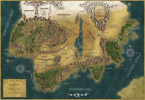 Hyboria By Sapiento Fantasy City Map Fantasy World Map Fantasy