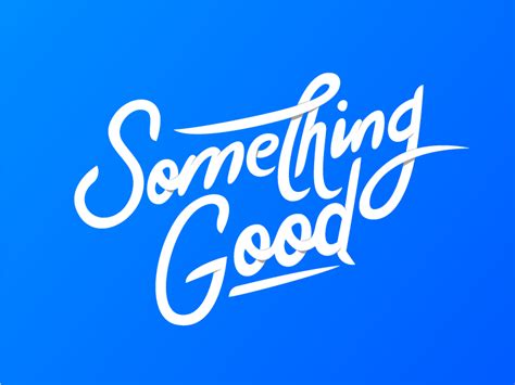 Something Good By Miguel Spinola On Dribbble