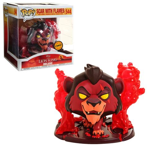 Funko Pop The Lion King Deluxe Scar With Flames Chase Exclusive Vinyl