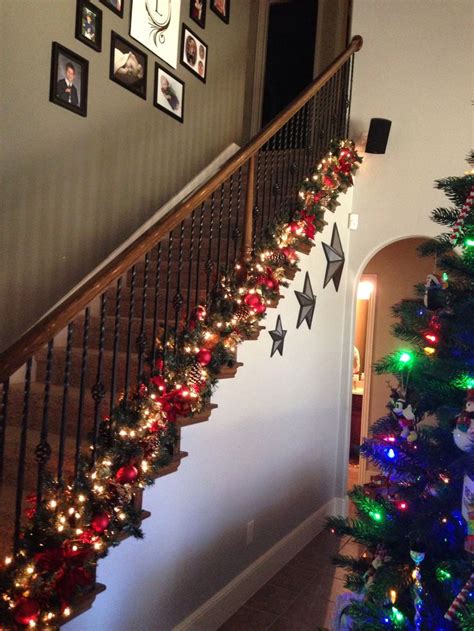 Here are a few of the most popular. Love the garland at bottom of banister to keep hand rail ...