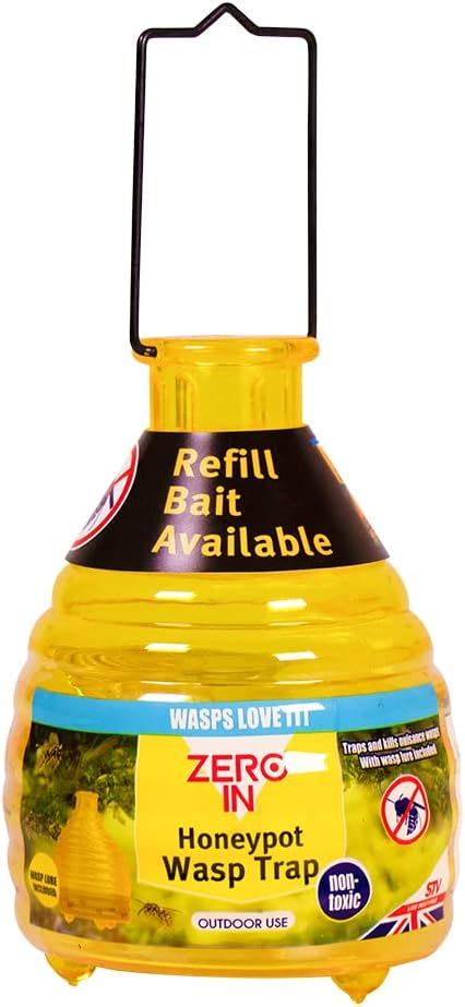 Zero In Ready Baited Honeypot Wasp Trap Lightweight Strong Abs Plastic Effective Wasp