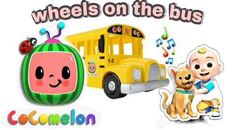Cocomelon Wheels On The Bus Nursery Rhyme Youtube