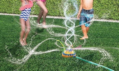 A diy kids sprinkler is the perfect hot weather project for the whole family to work on. Kid's Water Sprinkler | Groupon