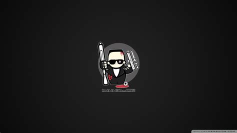 Funny Terminator Cartoon Ultra Hd Desktop Background