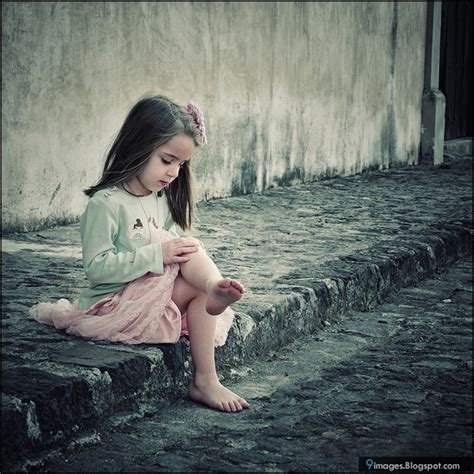 Kid Little Girl Sad Alone Cute