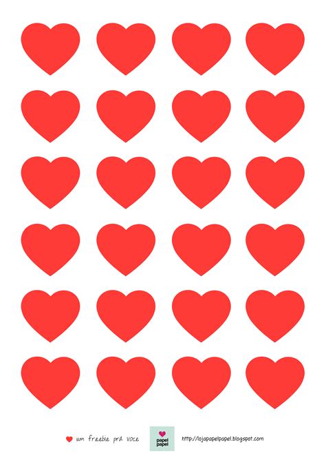 Imagens De Corações Coloridos Para Imprimir