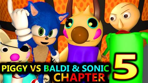 Piggy Vs Baldi Sonic Roblox Animation Challenge Chapter 5 Official