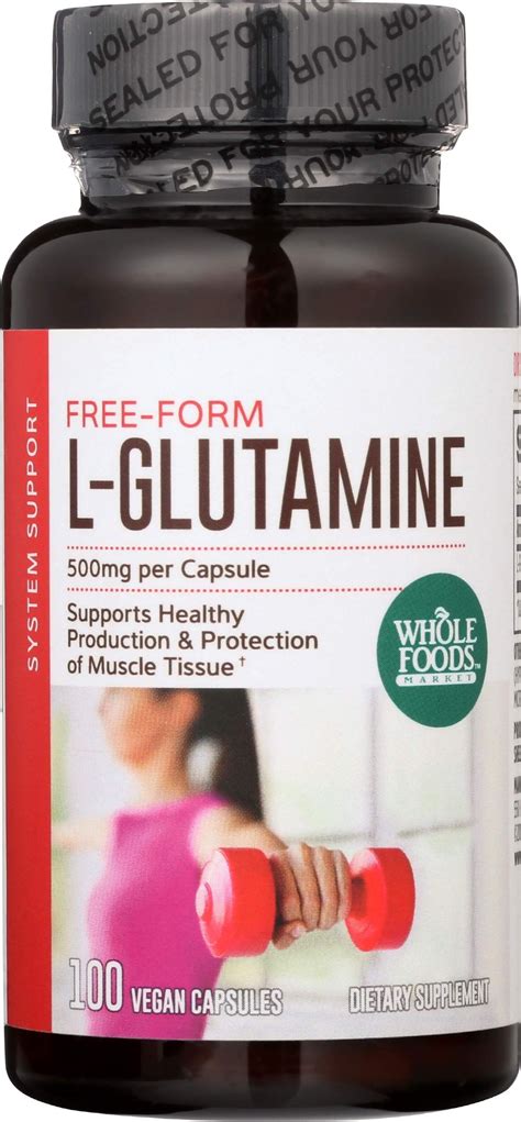 Whole Foods Market L Glutamine 500mg 100 Ct Click On The Image For Additional Details