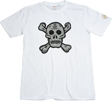 60s Skull And Bones T Shirt White