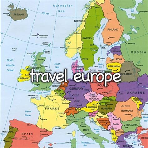 Europe Map For Travel United States Map