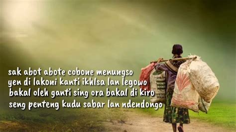 Quotes tentang kehidupan ll bahasa jawa 2020 - YouTube