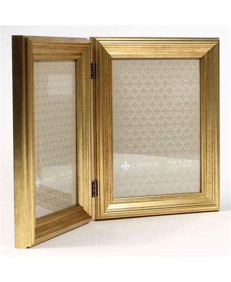 Lawrence Frames Hinged Double Sutter Burnished Gold Picture Frame 5