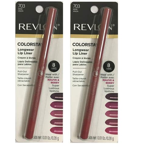 Pack Of 2 Revlon Colorstay Longwear Lip Liner Mink 703