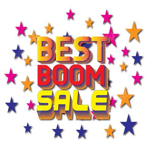 3d Best Boom Sale Png Vector Design 3d Best Boom Png And Vector With