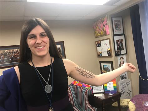 Danica Roem Tattoo Transgender Lawmaker Hails Era Passage The