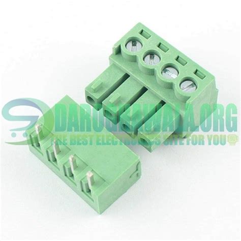 4 Pin Connector Pcb Mount Right Angle Bent Screw Terminal In Pakistan