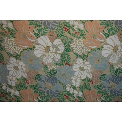 Vintage Floral Sunbrella Indooroutdoor Upholstery Fabric 4 Yards