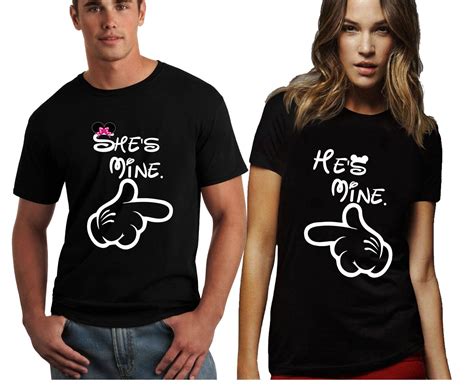 Couple Love T Shirts Valentines Day Shirts Love T Shirts Heshes Mine Couple T Shirts Couple