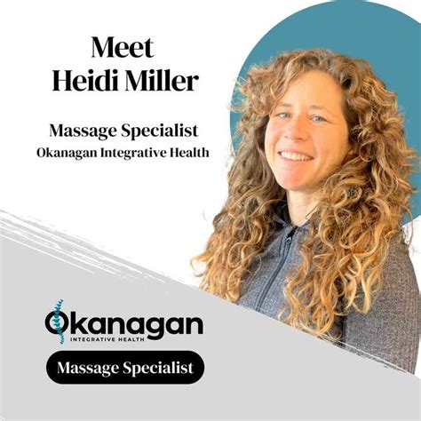 meet heidi miller massage specialist