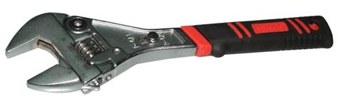 Jaw housing pivots on return stroke allowing the jaws to open. KS Tools Ratcheting Adjustable Wrench - Franklin Tools