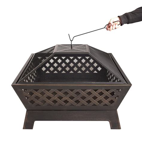 King ranch fire pit lattice / cooking on fire pit | dutch oven cooking, fire pit … buc ee's fire pits prices : Hampton Bay Tipton 34 in. Steel Deep Bowl Fire Pit in Oil ...