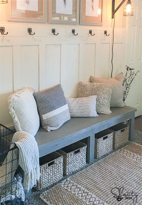 Diy And Crafts Diy 25 Farmhouse Bench And Youtube Video Shanty 2 Chic