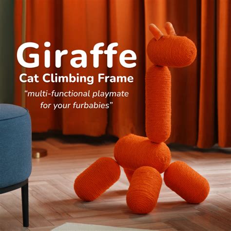 Felicette Unique Designed Giraffe Cat Tree Indiegogo