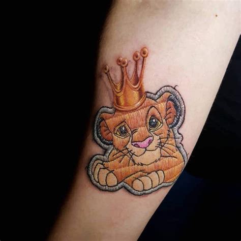 pop culture patch tattoos look like real badges stitched into skin