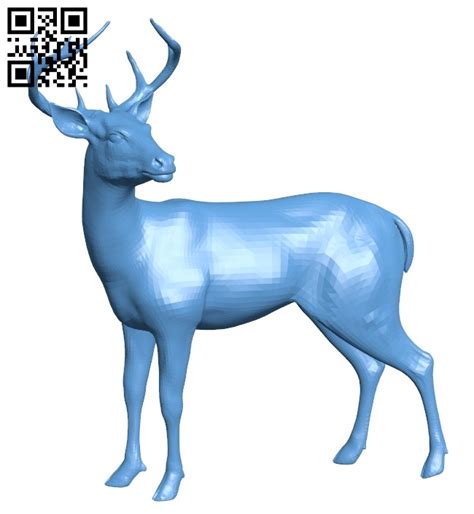 Realistic Deer B008257 File Stl Free Download 3d Model For Cnc And 3d