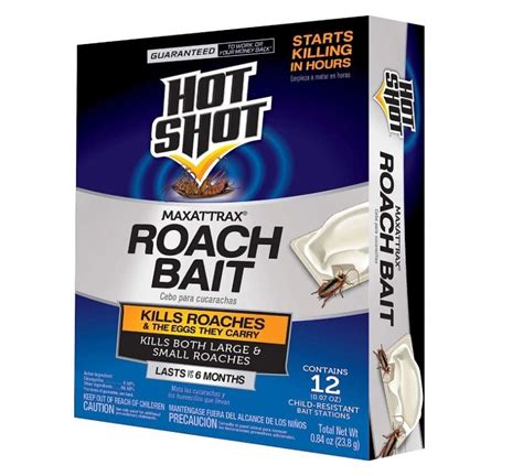 Hot Shot Maxattrax Roach Bait Cebo Para Eliminar Cucarachas