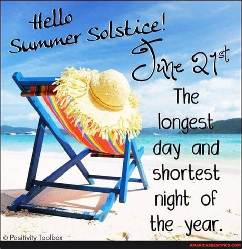 😎☀️ Happy Summer Solstice ☀️😎 Good Morning Enjoy Your Monday Day And Shortest Night Of