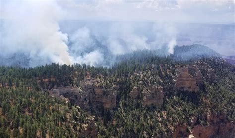 Grand Canyon National Park Suppressing Three Fires On North Rim Desertusa