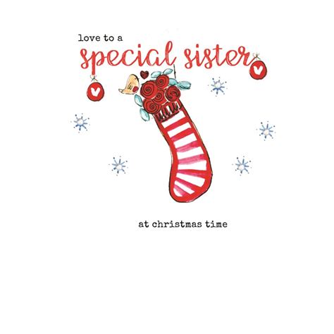Cards Sister Christmas Card Laura Sherratt Designs Ltd